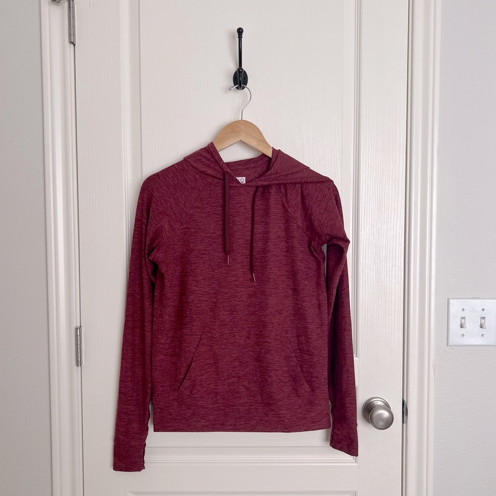 Outdoor Voices Cranberry Cloudknit Size Small Hoodie